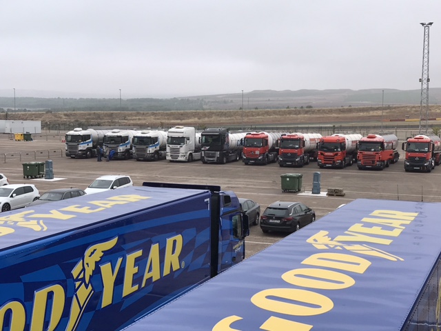 November 2020. Tire testing on wet pavement