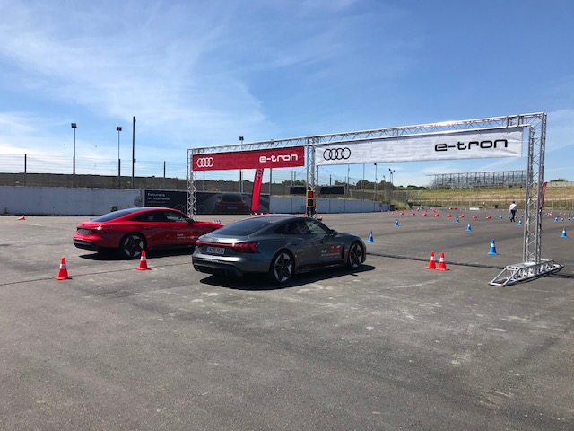 Audi e-tron GT RS launch event in the Jarama circuit